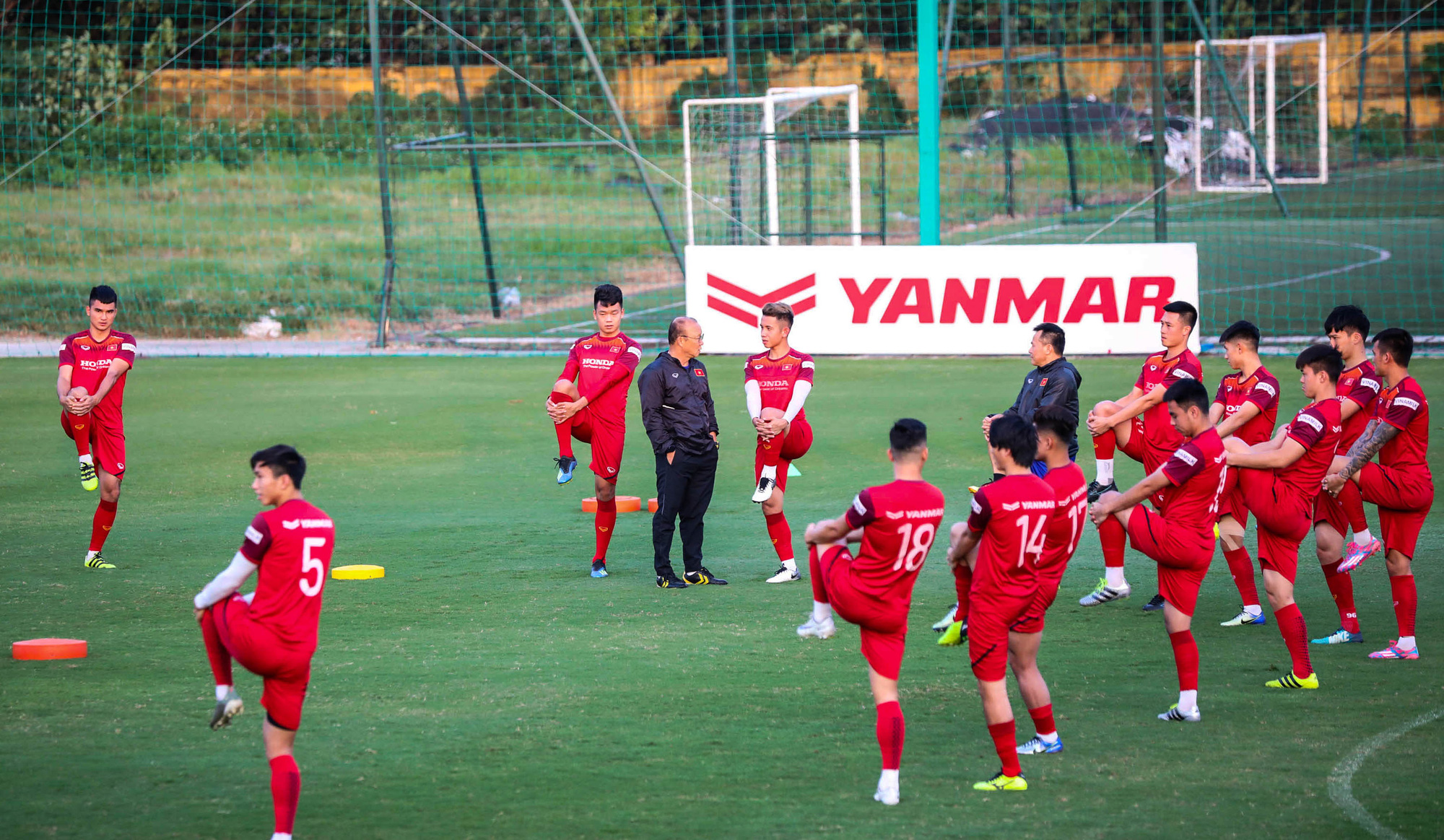 Đội tuyển Việt Nam đã được triệu tập để tập buổi đầu tiên
