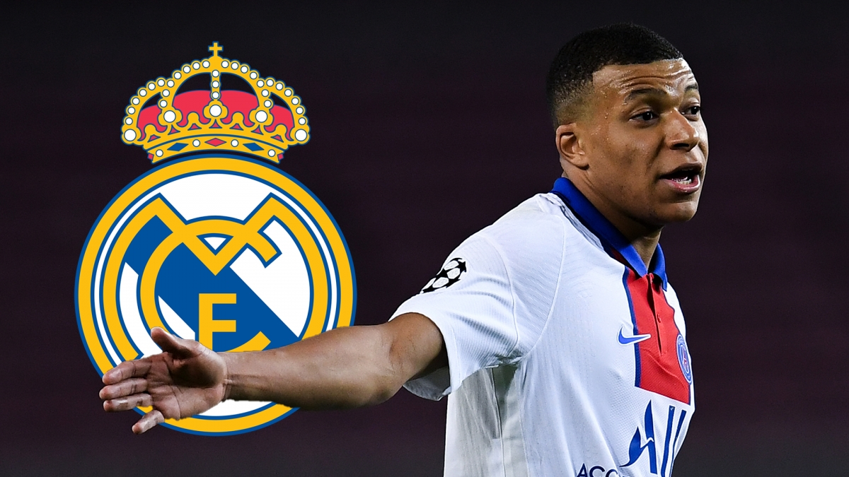 Tiền đạo Kylian Mbappe bày tỏ ý định chuyển sang Real Madrid